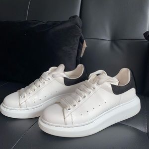Alexander Mcqueens Women's Suede Oversized Sneakers